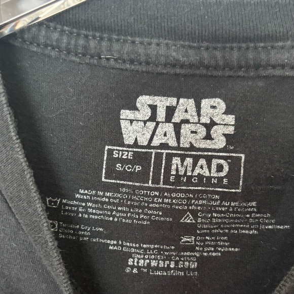 Star Wars Men's Classic Poster Logo Black T-Shirt - Picture 7 of 7